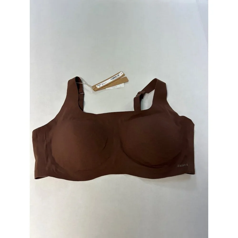 SKIMS Naked Scoop Bra Cocoa Size Large NWT - Picture 4 of 8